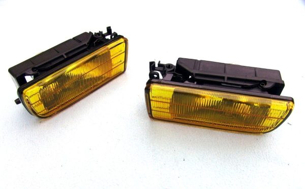 Genuine ZKW Yellow fog lights with Supporting frame for BMW E36 91-98 All Models - Image 2