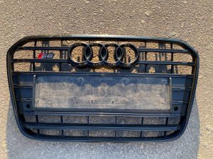 USED Black Line S6 Original Front Grill For Audi A6 / S6 4G C7 2011-2015