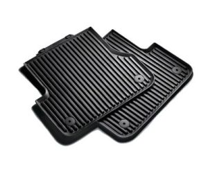 NEW GENUINE AUDI A8 D5 REAR RUBBER BLACK FLOOR MATS SET 4N0061511041