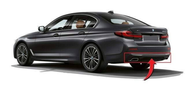 NEW GENUINE BMW 5 SERIES G30 BASIS LUXURY REAR BUMPER BOTTOM TRIM PANEL 51129498614 - Image 3