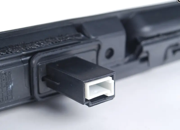 Genuine BMW X3 E83 Trunk lid handle grip. With key button and license plate lighting - Image 2