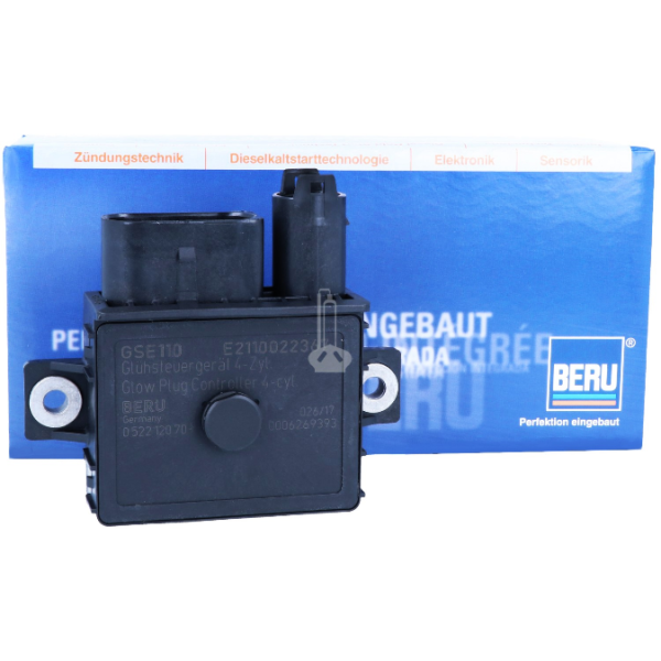 Genuine Mercedes 4 cylinder BorgWarner (BERU) Preheating control unit glow plug Diesel system 12pin