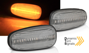 SIDE TURN MARKERS WHITE LED SEQ Fits OPEL ASTRA G 1997 - 2004