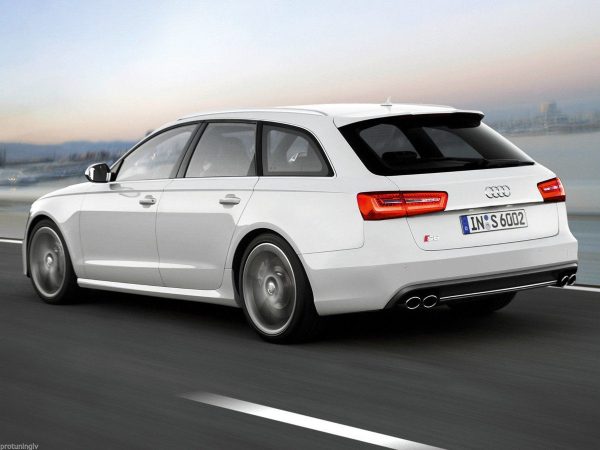 S6 conversion kit rear bumper diffuser + exhaust tips for Audi A6 4G C7 2011-2015 prefacelift - Image 5