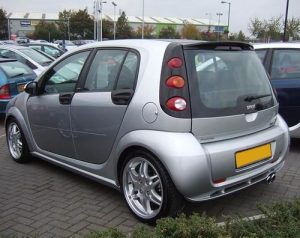 Sport Look Rear Door/ Roof Spoiler For Smart ForFour