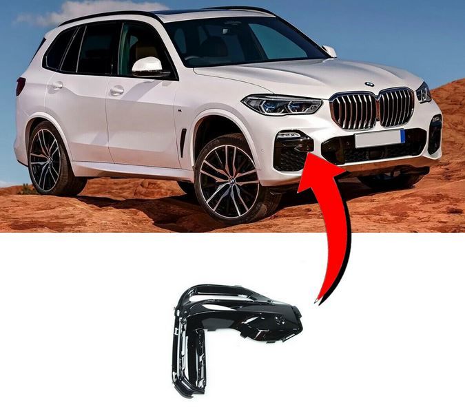 NEW GENUINE BMW X5 SERIES G05 M FRONT FOG LIGHT LAMP COVER RIGHT O/S 51118746240