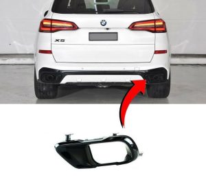 NEW GENUINE BMW X5 SERIES G05 M EXHAUST TAILPIPE SHADOW LINE TRIM RIGHT O/S 51128078670