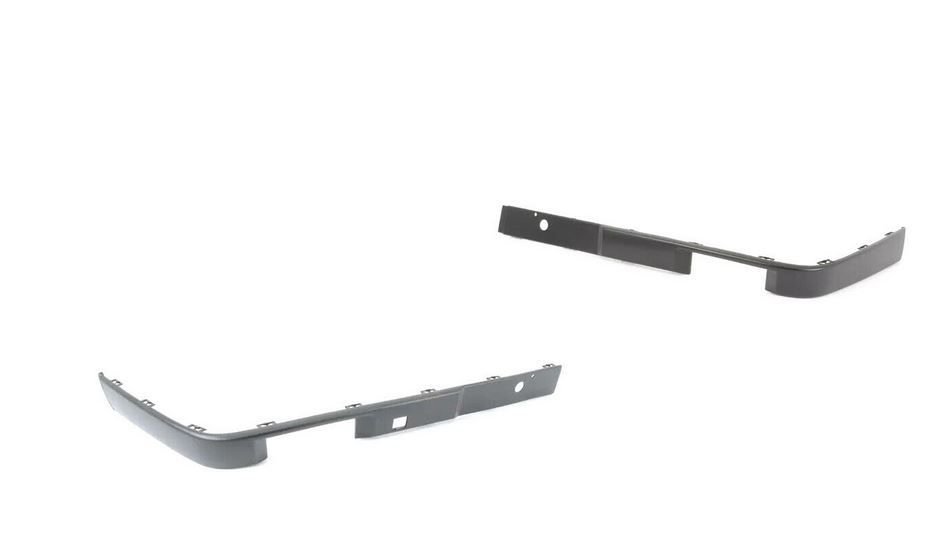 NEW GENUINE BMW 3 SERIES E30 FRONT BUMPER RUBBING STRIPS PAIR SET N/S + O/S 51111945907 + 51111945908