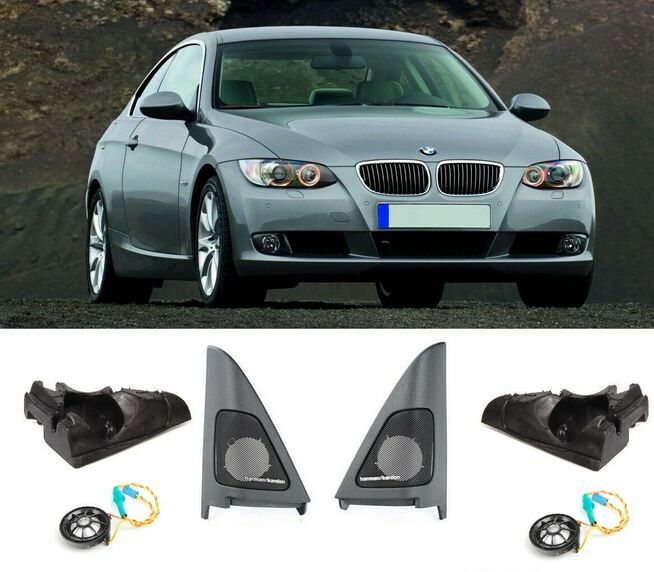 NEW GENUINE BMW E92 E93 INTERIOR HARMAN KARDON TWEETER COVER AND SPEAKER SET
