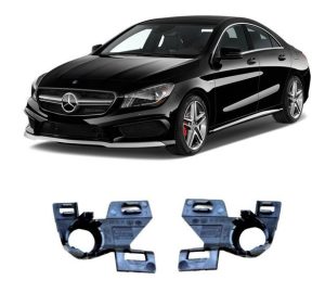 NEW GENUINE MERCEDES BENZ W117 CLA 45 AMG FL FRONT BUMPER MOUNTING BRACKETS PAIR