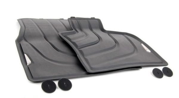 NEW GENUINE BMW X5 X6 SERIES F15 F16 FRONT ALL-WEATHER FLOOR MATS RHD 51472347729