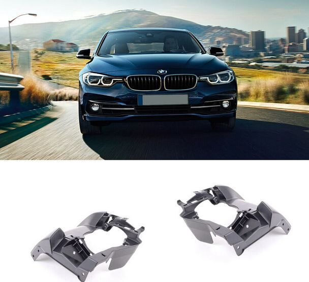 NEW GENUINE BMW 3 SERIES F30 F31 LCI FOG LIGHT SUPPORT BRACKETS PAIR SET N/S+O/S