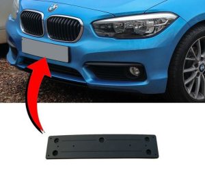 NEW GENUINE BMW 1 SERIES F20 F21 LCI FRONT BUMPER LICENSE PLATE HOLDER 51137383756