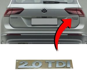 NEW GENUINE VW TIGUAN 16 - 19 TRUNK BOOT LID 2.0 TDI BADGE EMBLEM 5TA8536752ZZ