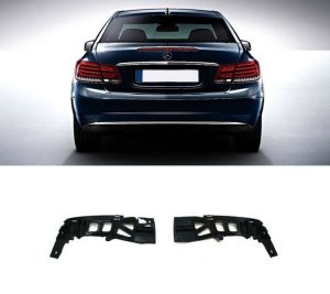 NEW GENUINE MERCEDES BENZ W207 REAR BUMPER MOUNTING BRACKETS PAIR SET N/S + O/S