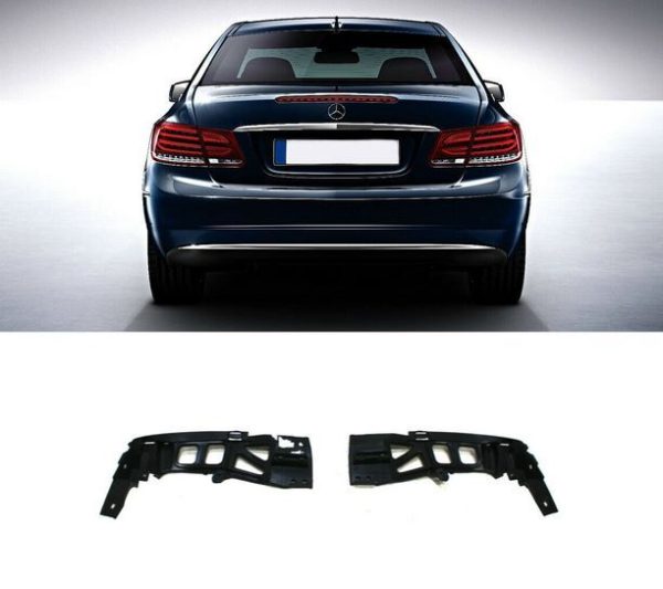 NEW GENUINE MERCEDES BENZ W207 REAR BUMPER MOUNTING BRACKETS PAIR SET N/S + O/S