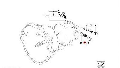 GENUINE NEW BMW E36 E46 E39 E87 E38 E85 GEARBOX SELECTOR COMPRESSION SPRING 23311228405 - Image 3