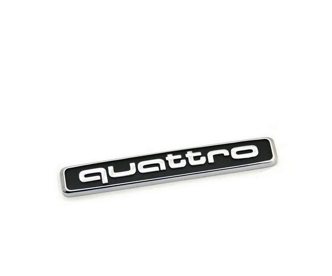 NEW GENUINE AUDI Q5 16-19 REAR BOOT LID TRUNK QUATRO BADGE EMBLEM 8W98537372ZZ