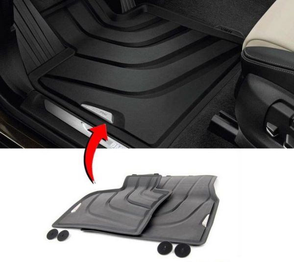 NEW GENUINE BMW X5 X6 SERIES F15 F16 FROONT ALL-WEATHER FLOOR MATS LHD 51472458439 - Image 6