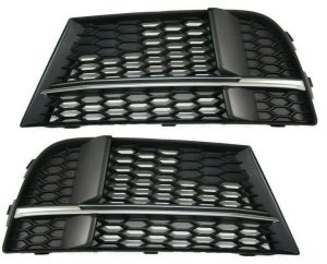 NEW GENUINE AUDI A3 S3 FOG LIGHT COVERING COOLING AIR GRILL LEFT + RIGHT