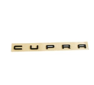 NEW GENUINE SEAT LEON IBIZA REAR TRUNK LID CUPRA INSCRIPTION BADGE EMBLEM BLACK 6LL853687A041