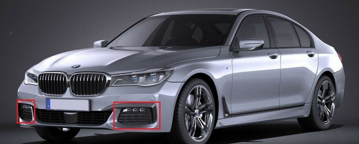 NEW GENUINE BMW 7 SERIES G11 G12 M SPORT GRILLE AIR INLET LEFT N/S + RIGHT O/S - Image 2