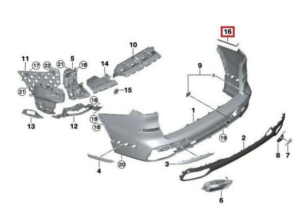 NEW GENUINE BMW G07 X7 30dX 40iX 50iX M50dX SAV PROTECTION FOIL PAIR SET - Image 2
