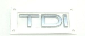 NEW GENUINE AUDI A8 Q3 A5 A7 TDI REAR EMBLEM BADGE CHROME 4H0853737B 2ZZ