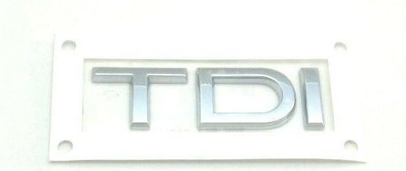 NEW GENUINE AUDI A8 Q3 A5 A7 TDI REAR EMBLEM BADGE CHROME 4H0853737B 2ZZ