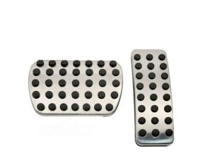 NEW GENUINE MERCEDES BENZ GL CLASS W166 PEDAL PADS STAINLESS STEEL SET A1662902601