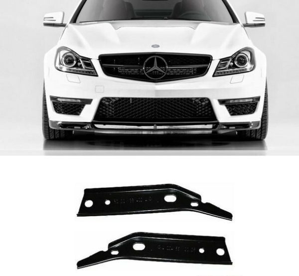 NEW GENUINE MERCEDES BENZ C CLASS W204 AMG STYLING FRONT BUMPER MOUNTINGS SET