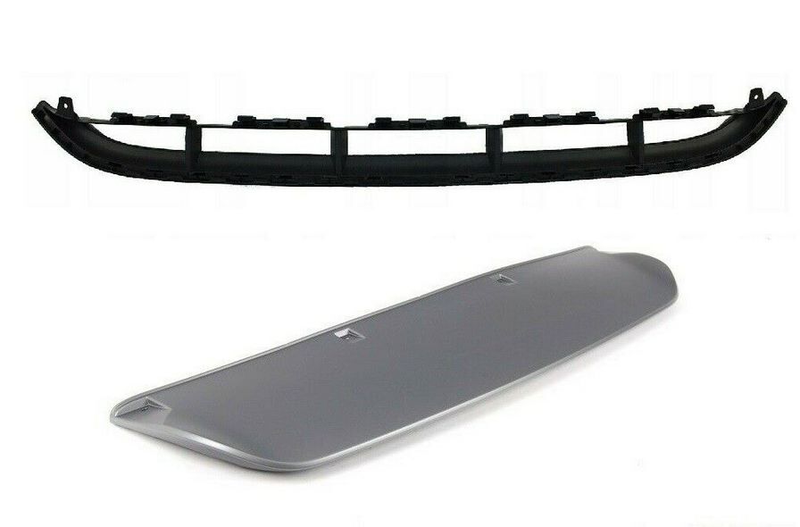 NEW GENUINE AUDI Q7 10-15 S-LINE FRONT BUMPER LOWER VALANCE TRIM AND LOWER GRILL