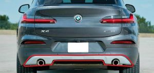 NEW GENUINE BMW X4 SERIES G02 REAR BUMPER X LINE TRIM PANEL DIFFUSER 51127417844