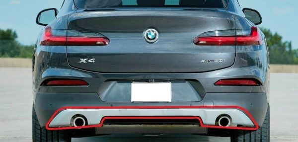 NEW GENUINE BMW X4 SERIES G02 REAR BUMPER X LINE TRIM PANEL DIFFUSER 51127417844