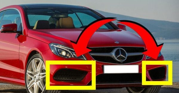 NEW GENUINE MERCEDES BENZ E CLASS W207 AMG FRONT BUMPER LOWER GRILLES PAIR SET A2078850324+A2078850424 - Image 5