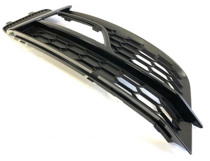 NEW GENUINE AUDI A4 S4 13-16 S-LINE BUMPER O/S RIGHT FOG LIGHT GRILL BLACK 8K0807682T01C - Image 3