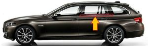 NEW GENUINE BMW 5 SERIES F11 REAR DOOR OUTER WEATHERSTRIP LEFT N/S 51357392183