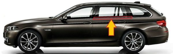 NEW GENUINE BMW 5 SERIES F11 REAR DOOR OUTER WEATHERSTRIP LEFT N/S 51357392183