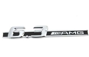NEW GENUINE MERCEDES BENZ E63 C63 CLS63 FRONT WING 6.3 AMG BADGE EMBLEM A0008170514