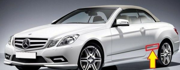 NEW GENUINE MERCEDES BENZ E CLASS W207 REAR WING CHROME MOLDING TRIM LEFT N/S A2076980162 - Image 3
