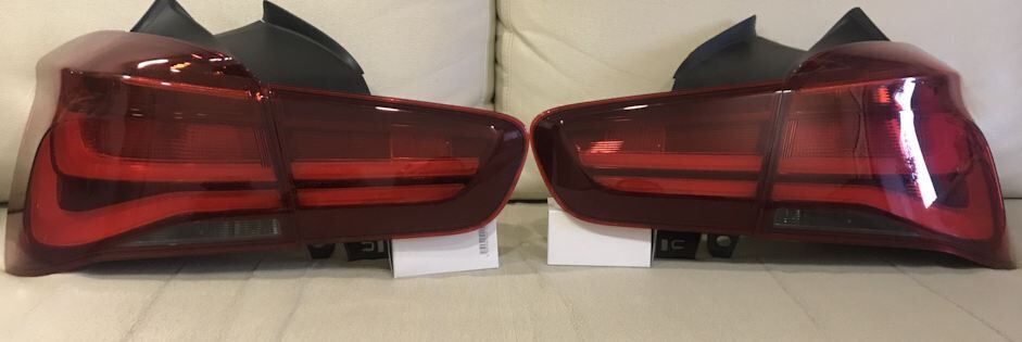 BMW NEW GENUINE 1 SERIES F20 F21 LCI REAR LED BLACK LINE TAIL LIGHTS KIT SET