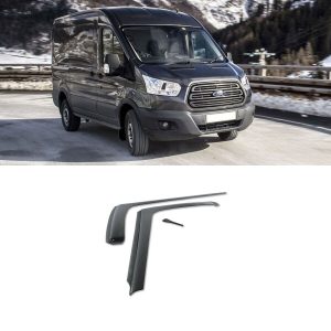 NEW GENUINE FORD TRANSIT MK8 CLIMAIR FRONT WIND DEFLECTORS PAIR 1856561