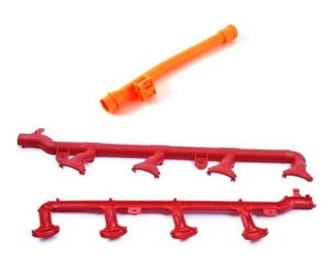 NEW GENUINE AUDI A4 01-05 IGNITION COIL GUIDE AND ENGINE OIL TUBE FUNNEL SET