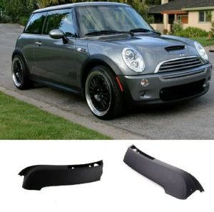 MINI NEW GENUINE R53 S USA TILL 2004/07 FRONT BUMPER OUTER PLASTIC TRIM SET PAIR