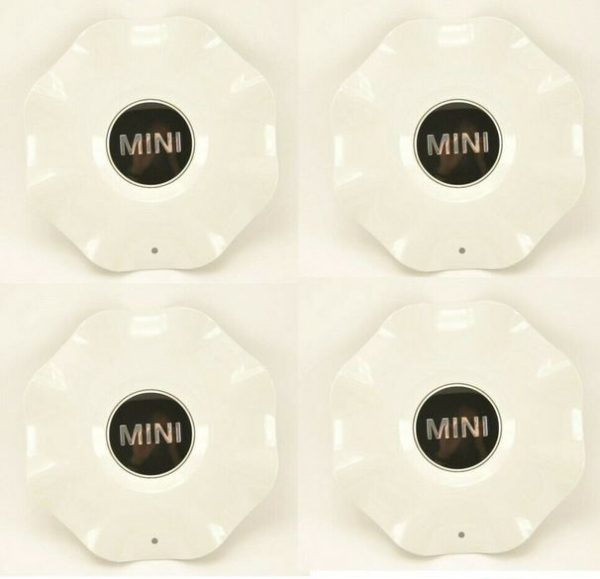 NEW GENUINE MINI F55 F56 F57 ORIGINAL WHEEL HUB CENTER CAP SET 4 PCS 36106864377