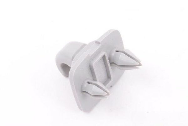 NEW GENUINE AUDI A1 A3 A4 A5 Q3 Q5 TT SUN VISOR CLIP HOLDER SILVER 8W0857562AEP5 - Image 2