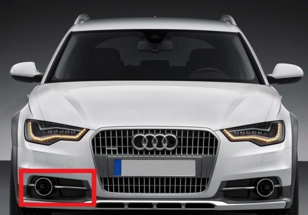NEW GENUINE AUDI A6 ALLROAD 13-17 FRONT BUMPER LOWER RIGHT O/S AIR GUIDE GRILL 4G0807682P9B9 - Image 2