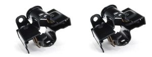 NEW GENUINE MERCEDES BENZ MB CLK W209 FRONT ENGINE HOOD LOWER HOOK CATCH 2PCS A2198800160