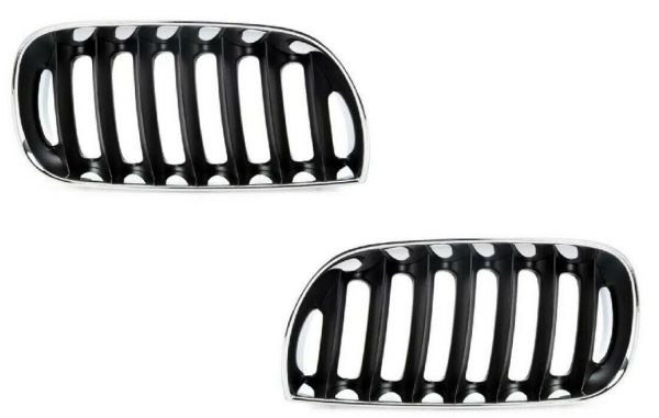 NEW GENUINE BMW X3 SERIES E83 2003-2008 FRONT KIDNEY GRILL PAIR SET 51133402909+51133402910
