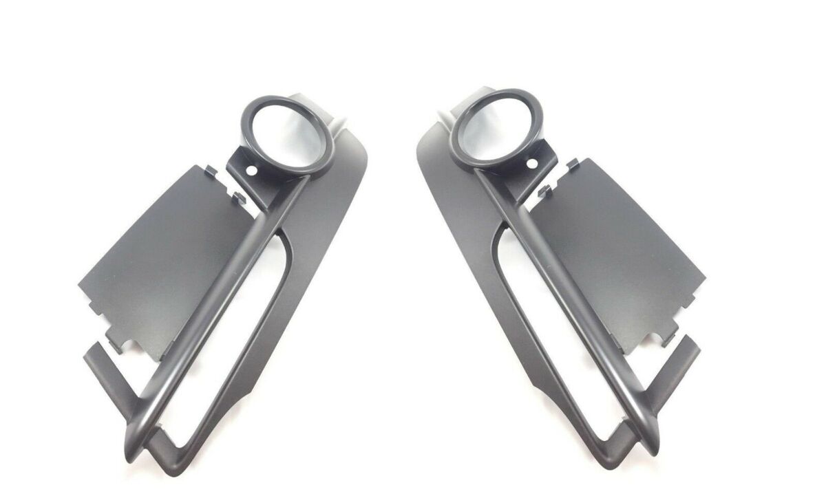 GENUINE AUDI A6 C6 07-11 ALLROAD O/S RIGHT N/S LEFT BUMPER FOG LIGHT GRILL SET - Image 3